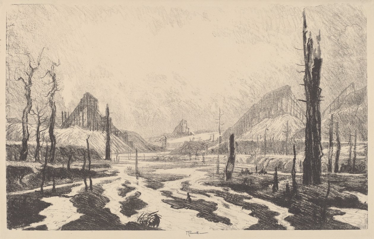 Dolina Spustoszenia autorstwa Joseph Pennell