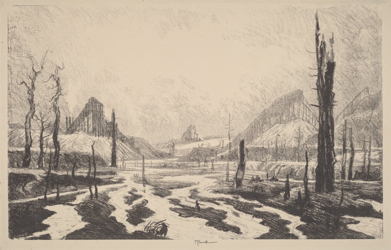 Dolina spustoszenia autorstwa Joseph Pennell