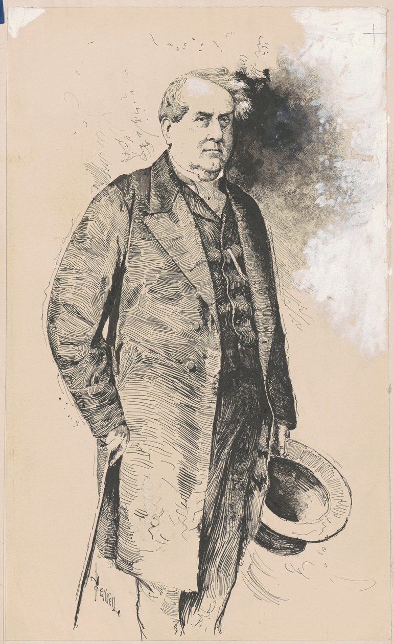 William Wilson Corcoran autorstwa Joseph Pennell