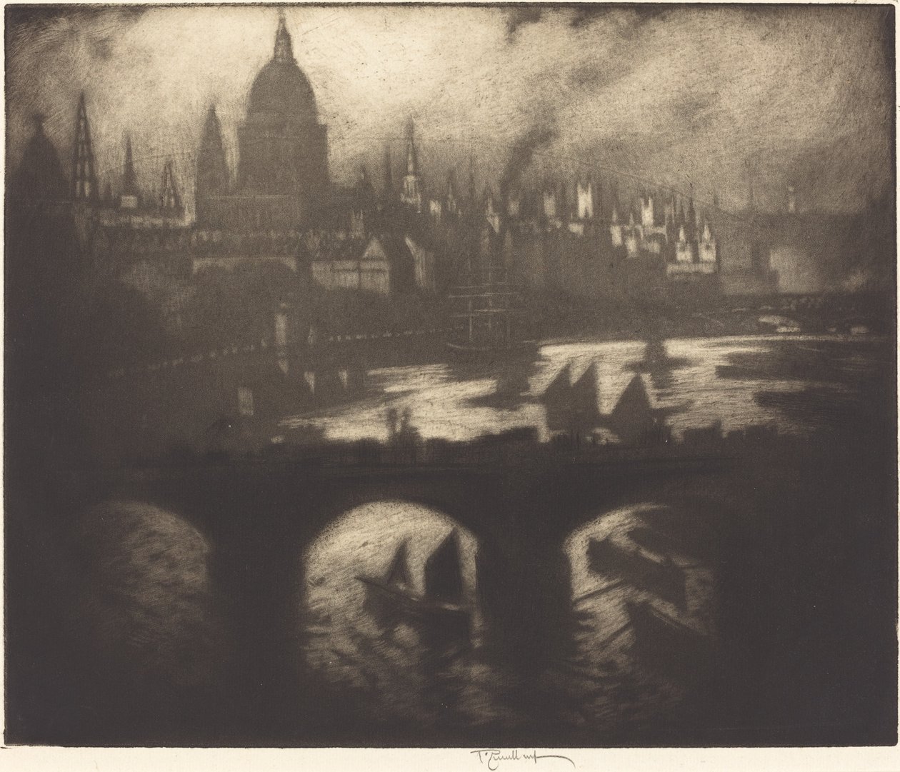 Miasto Wrena autorstwa Joseph Pennell