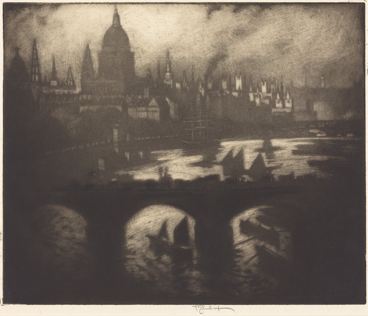 Miasto Wrena autorstwa Joseph Pennell