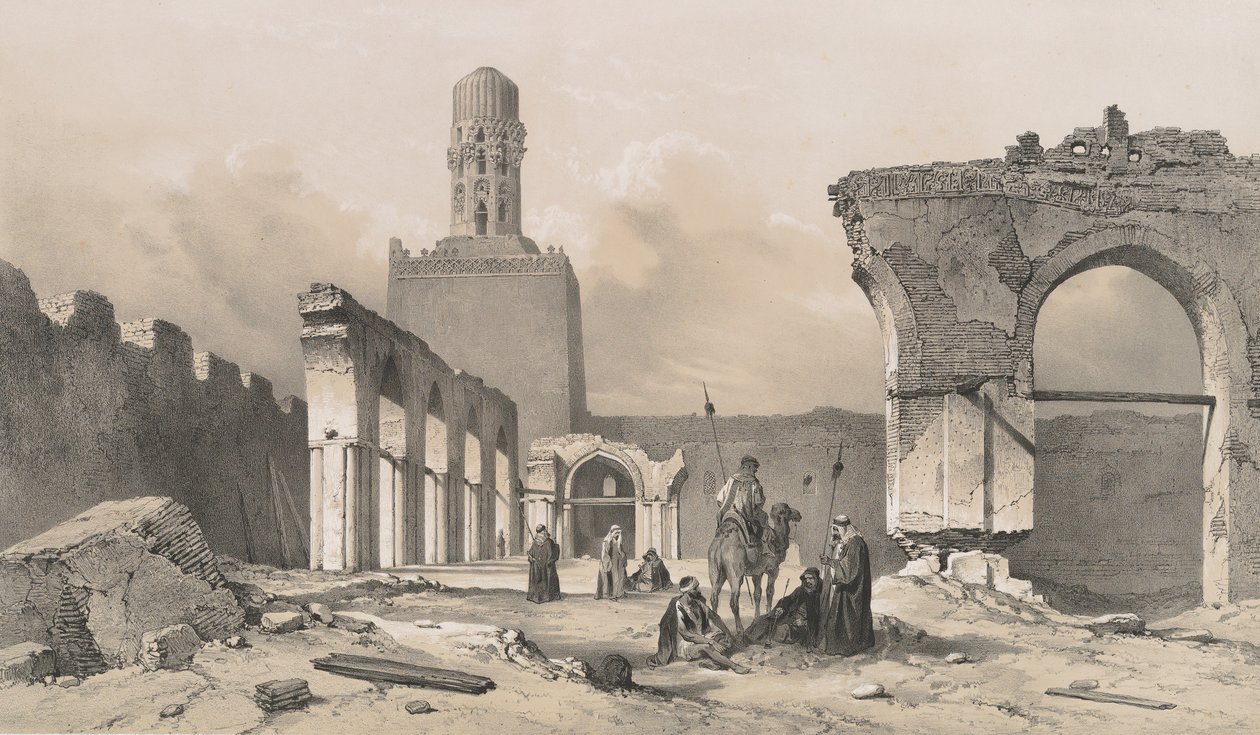 14. Meczet El Hakem, Kair, 1843. autorstwa Joseph Philibert Girault De Prangey
