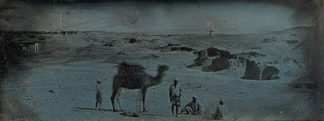 Pustynia w pobliżu Aleksandrii, 1842 r. autorstwa Joseph Philibert Girault De Prangey