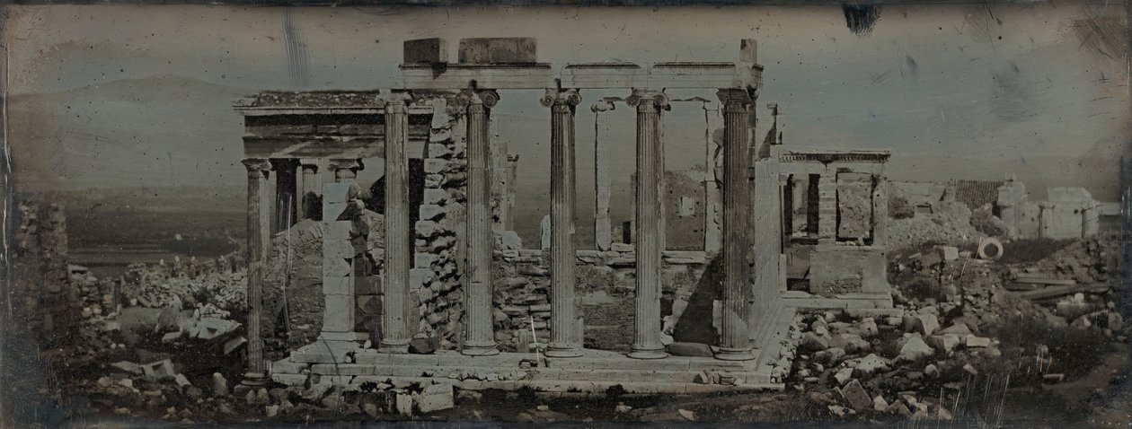 Erechtejon, Ateny, 1842. autorstwa Joseph Philibert Girault De Prangey