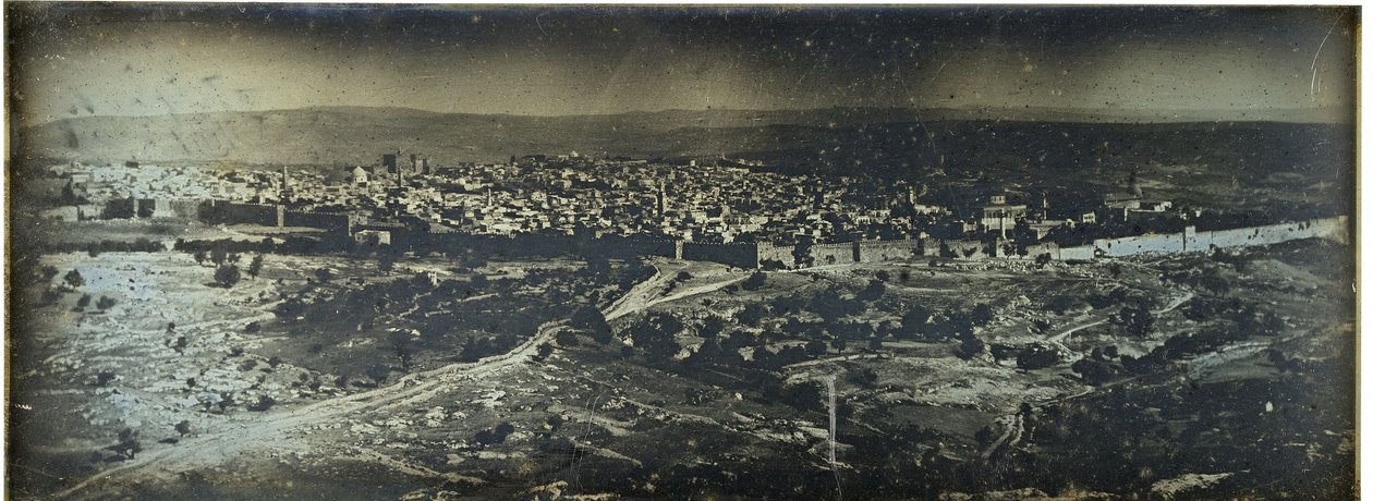 Jerozolima: widok panoramiczny autorstwa Joseph Philibert Girault De Prangey