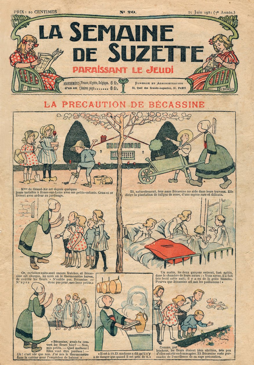 Becassine autorstwa Joseph Porphyre Pinchon