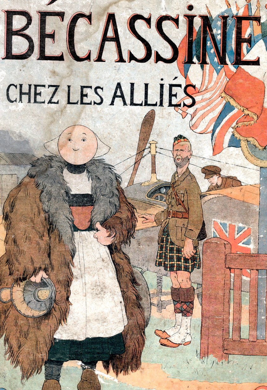 okładka książki "Becassine chez les allies" autorstwa Joseph Porphyre Pinchon