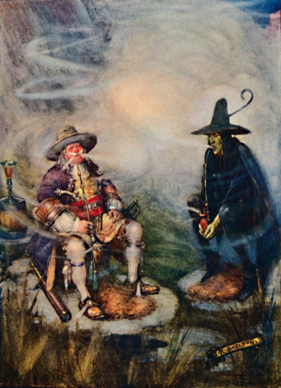 Jak Góra Stołowa zdobyła swoją chmurę, 1909 autorstwa Joseph Ratcliffe Skelton