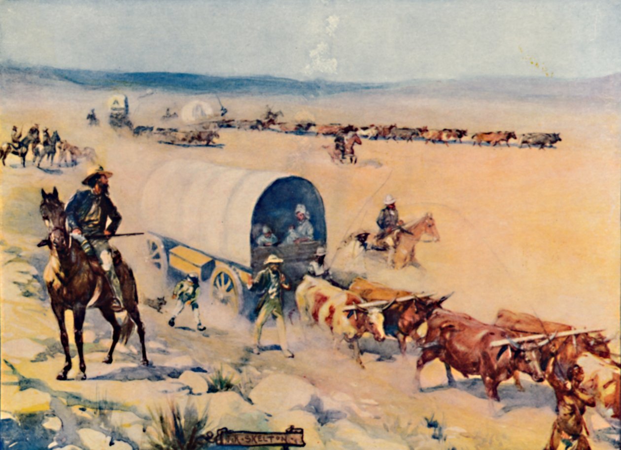 Ciągniki Voor, 1909 autorstwa Joseph Ratcliffe Skelton