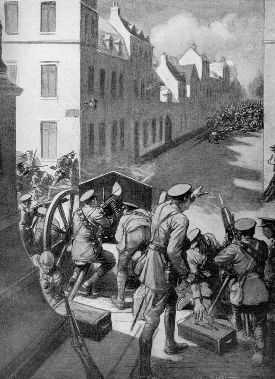 I wojna światowa - Bitwa pod Le Cateau 1914 autorstwa Joseph Ratcliffe Skelton