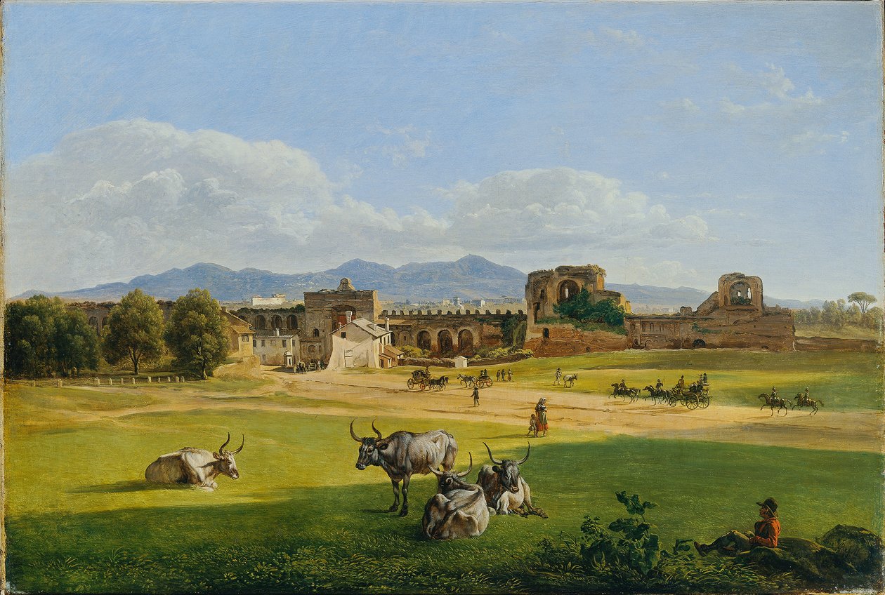 Porta San Giovanni przeciwko Frascati autorstwa Joseph Rebell
