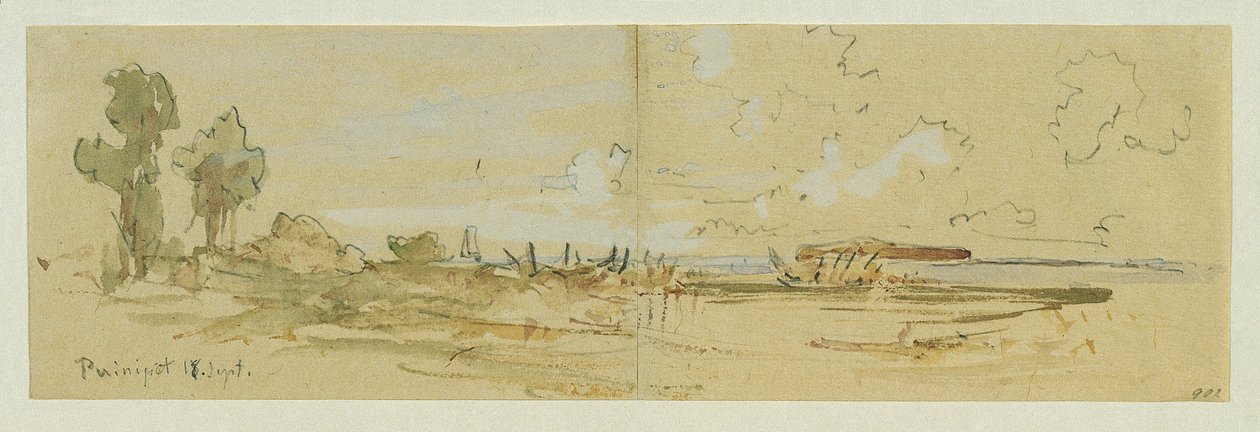 Uferlandschaft der Insel Puinipet (Ponape), Wyspy Karoliny autorstwa Joseph Selleny