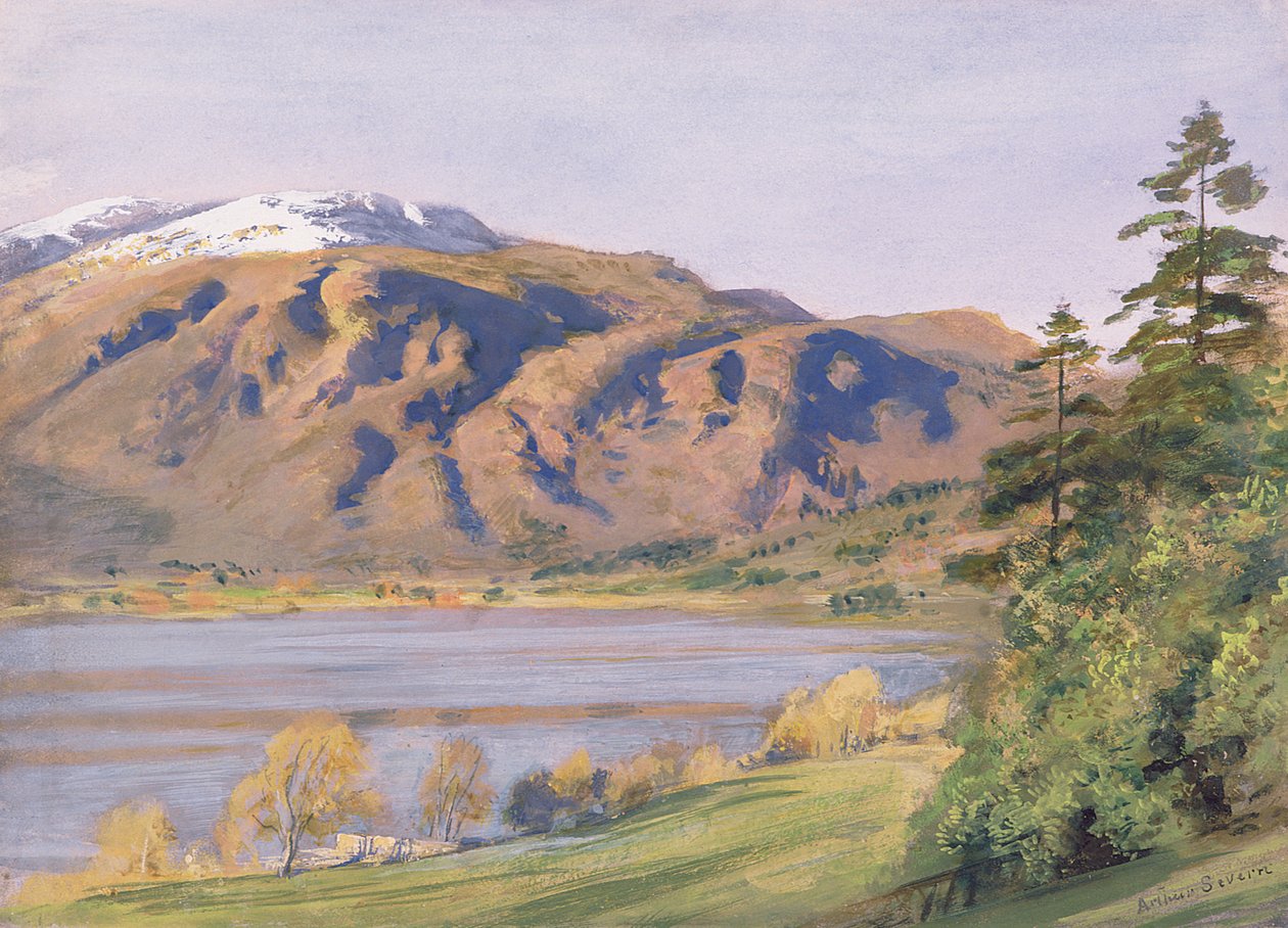 Coniston (wc na papierze) autorstwa Joseph Severn