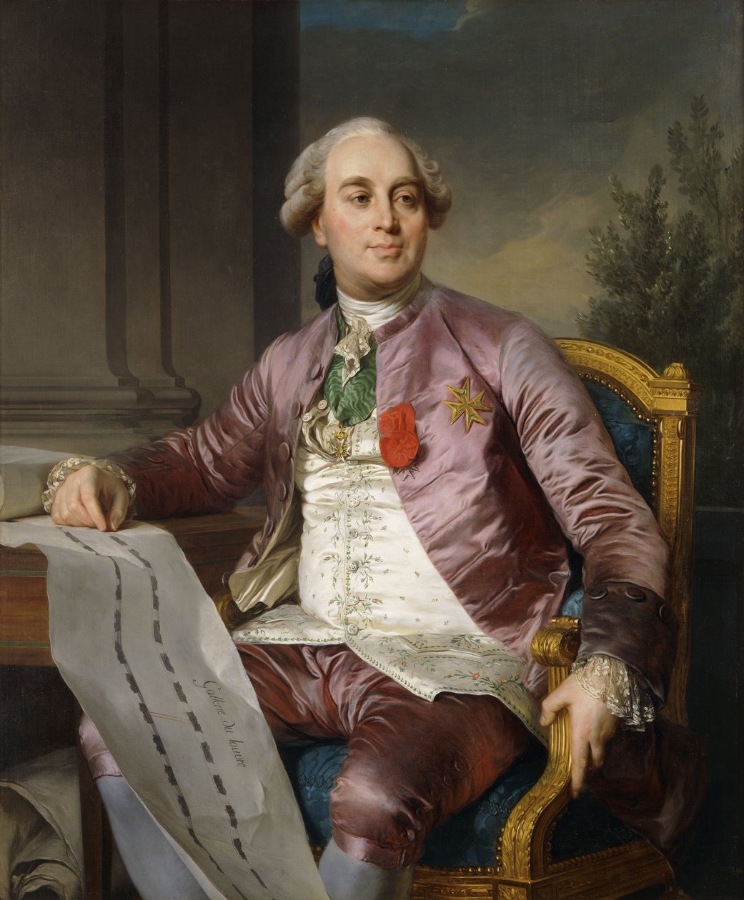 Portret Charles-Claude de Flahaut de la Billarderie, hrabiego Angiviller autorstwa Joseph Siffred Duplessis