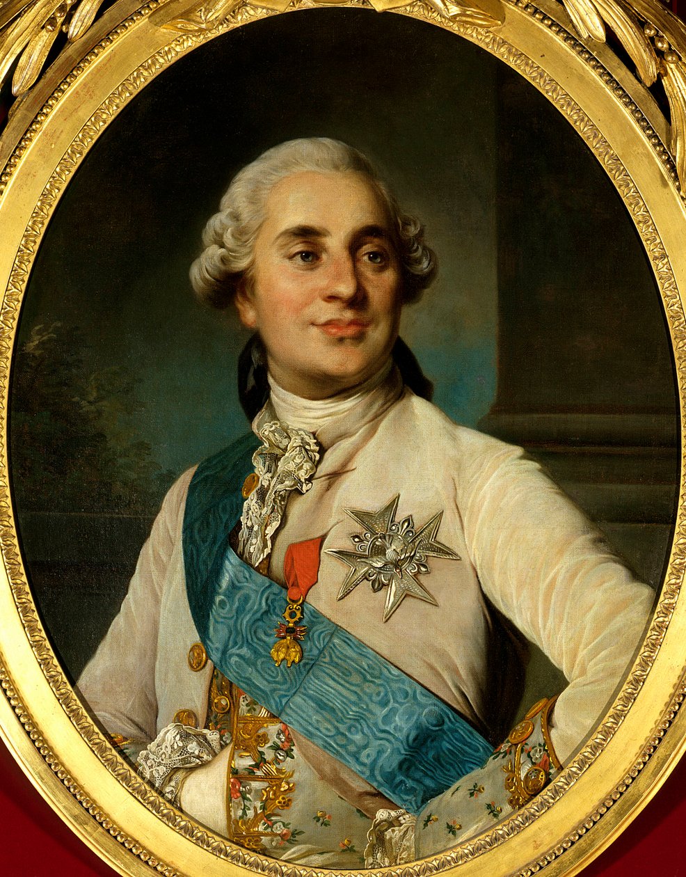 Portret Ludwika XVI (1754 - 1793), króla Francji. Obraz Josepha Siffreda Duplessisa (1725-1802) (Joseph-Siffred, Joseph Siffrede, Joseph-Siffrede, Joseph Siffrein, Joseph-Siffrein) autorstwa Joseph Siffred Duplessis