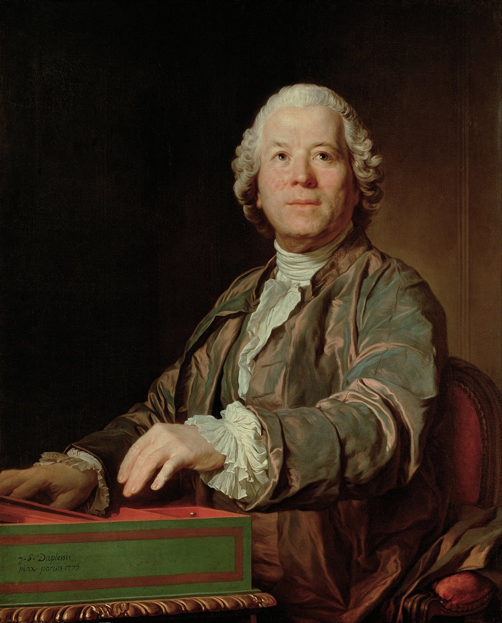 Portret kompozytora Christopha Willibalda Rittera von Gluck 1714-1787, 1775 autorstwa Joseph Siffred Duplessis