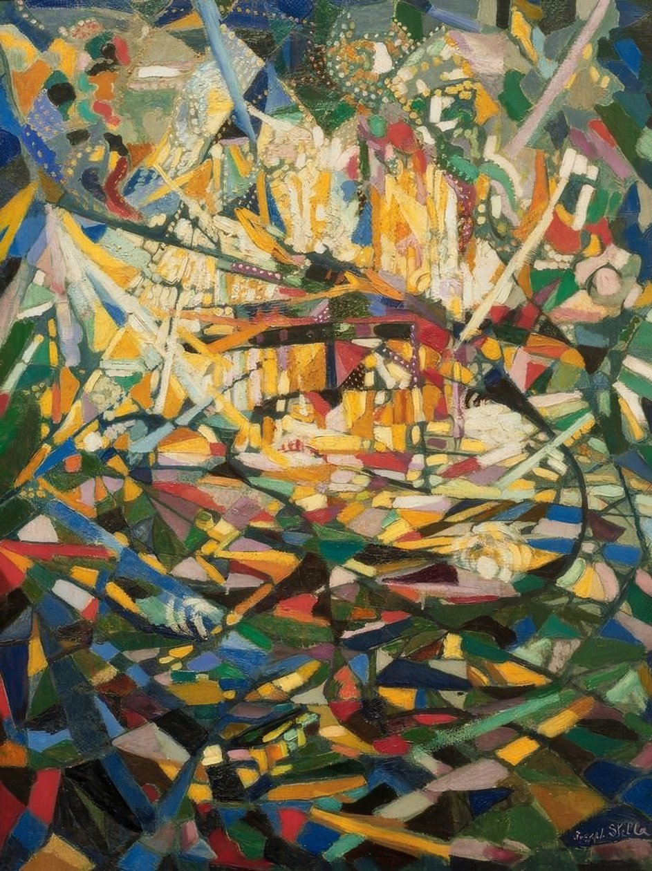 Bitwa Światła, Coney Island autorstwa Joseph Stella