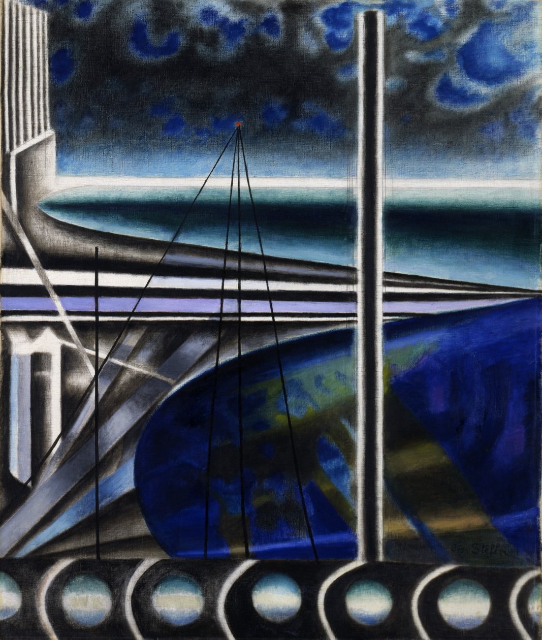 Port metropolitalny autorstwa Joseph Stella