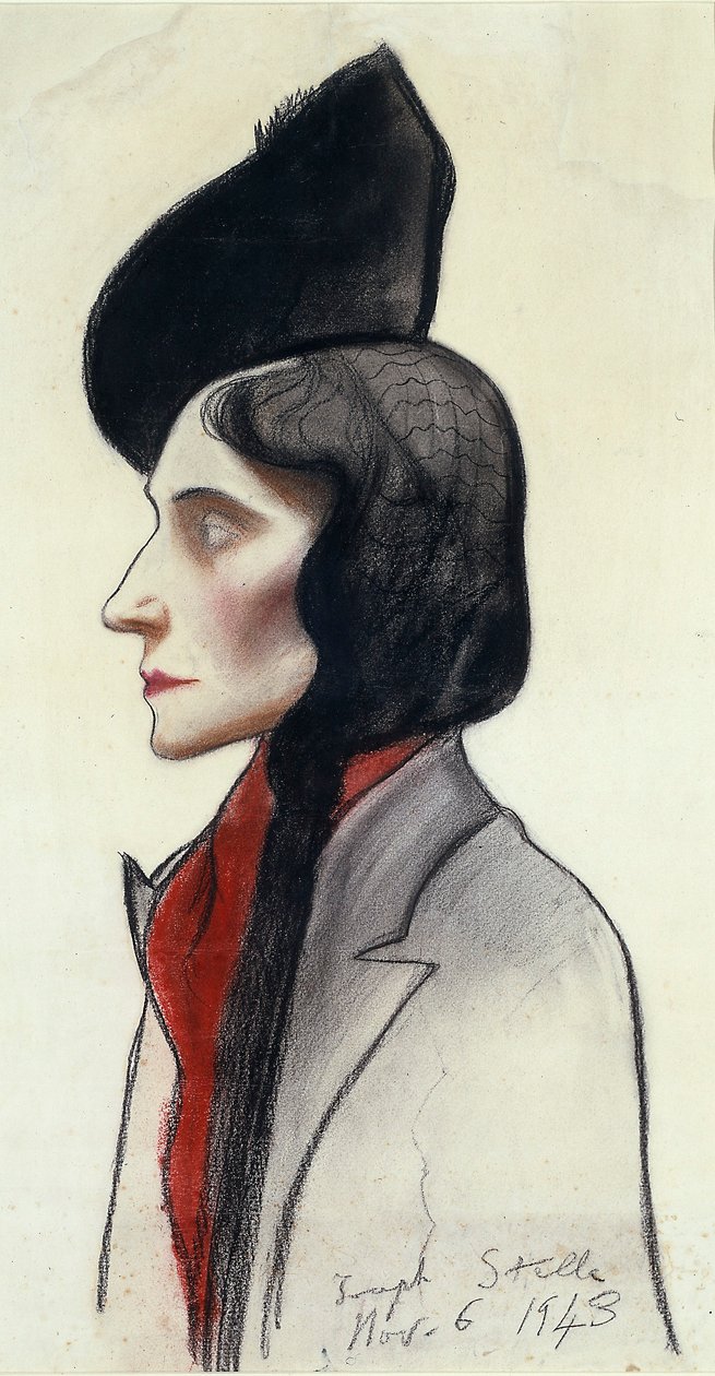 Portret Clary Fasano autorstwa Joseph Stella