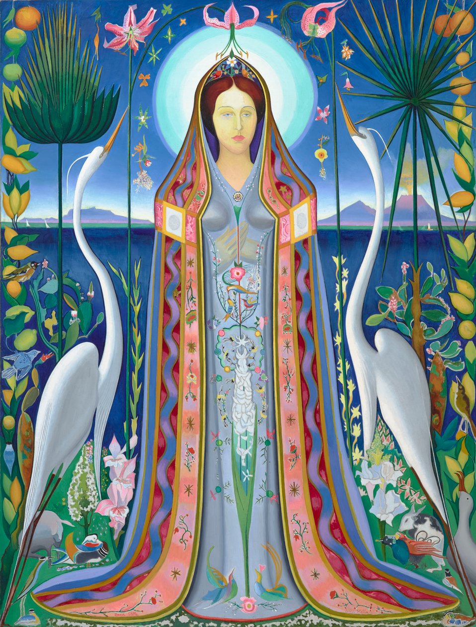 Purissima 1927 (olej na płótnie) autorstwa Joseph Stella