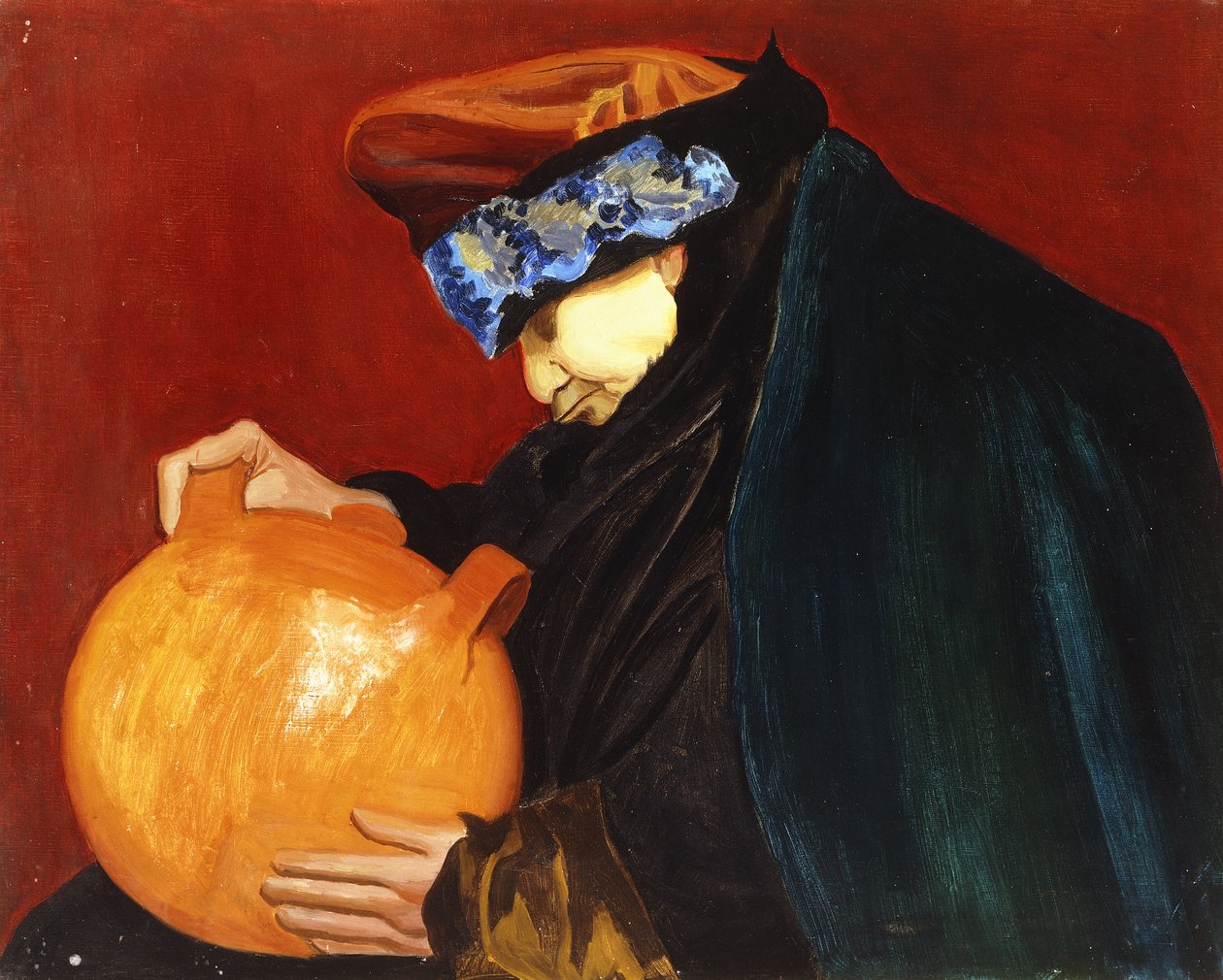 Drzemiąca kobieta autorstwa Joseph Stella