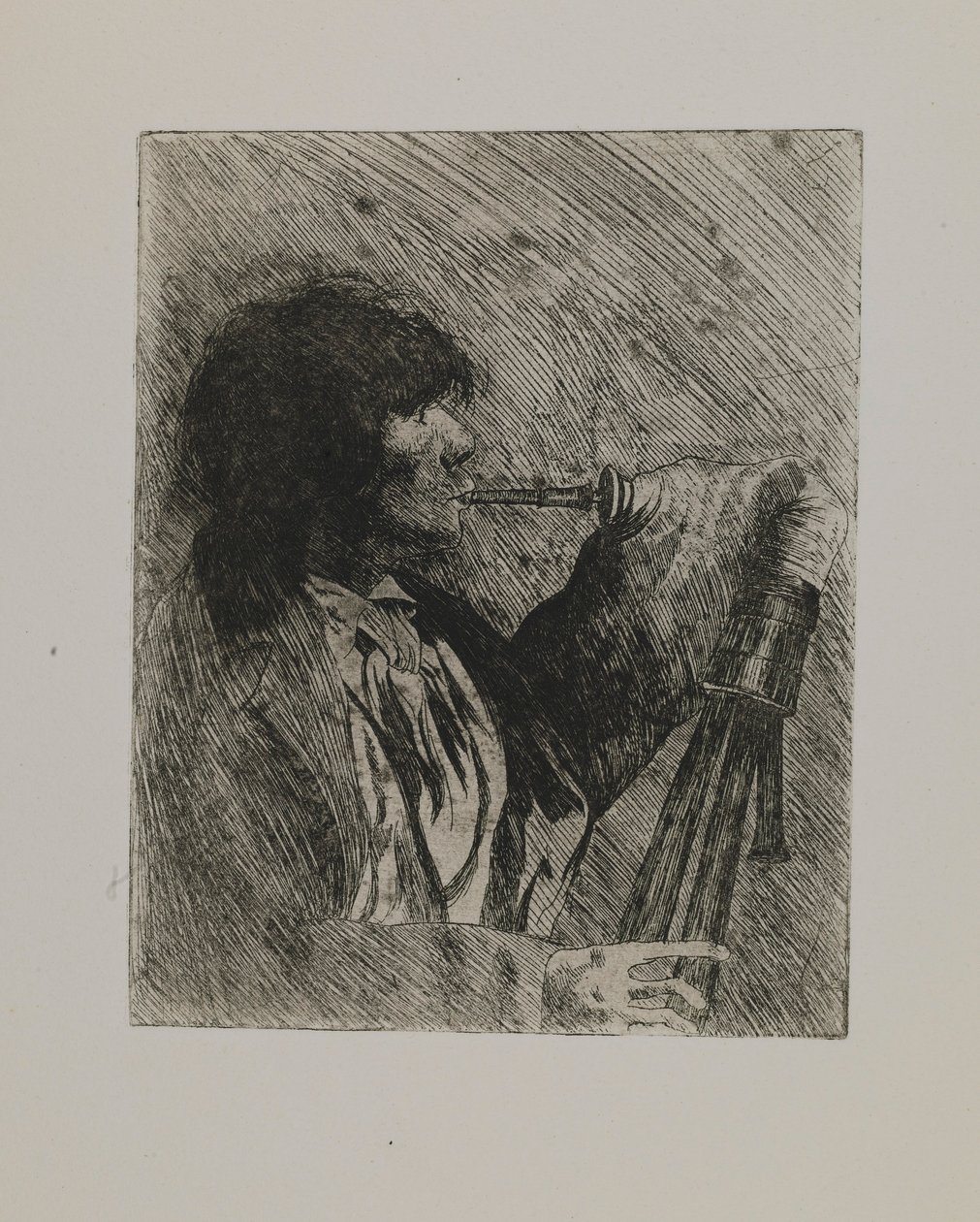 Bez tytułu - mężczyzna z kobzą autorstwa Joseph Stella
