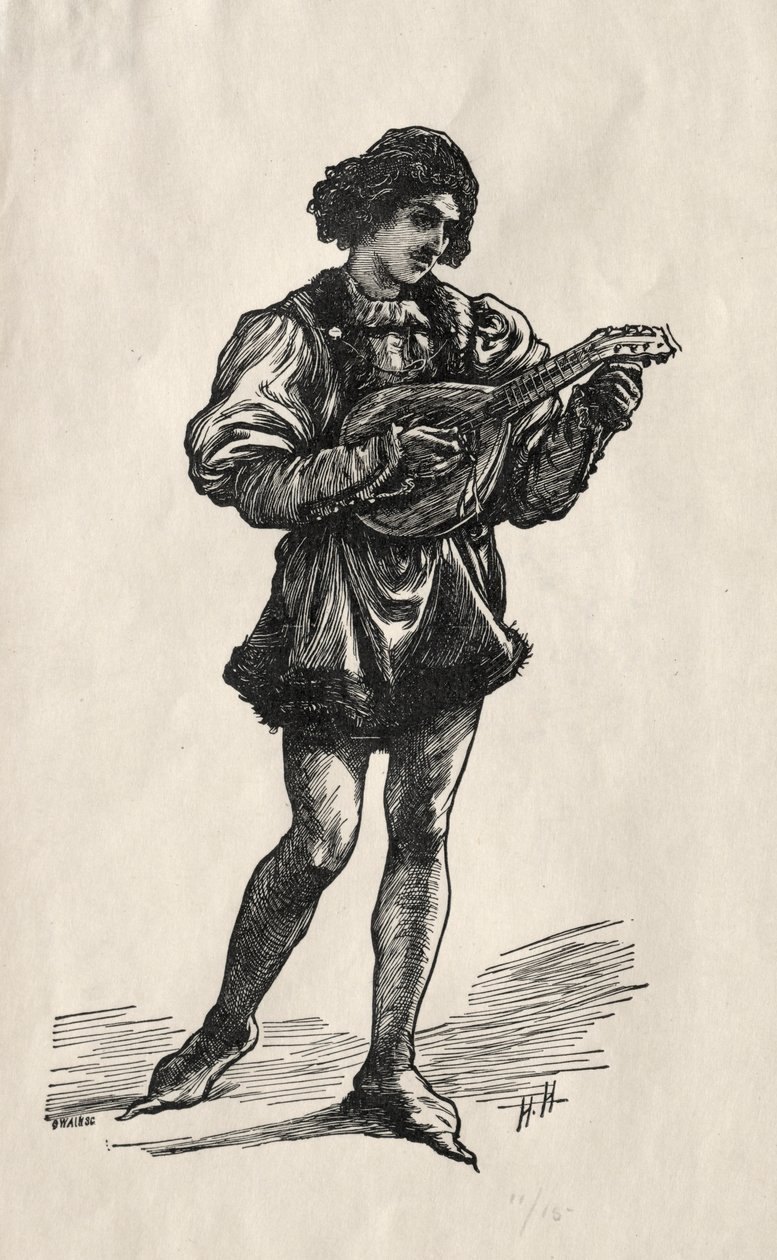 Trubadur autorstwa Joseph Swain