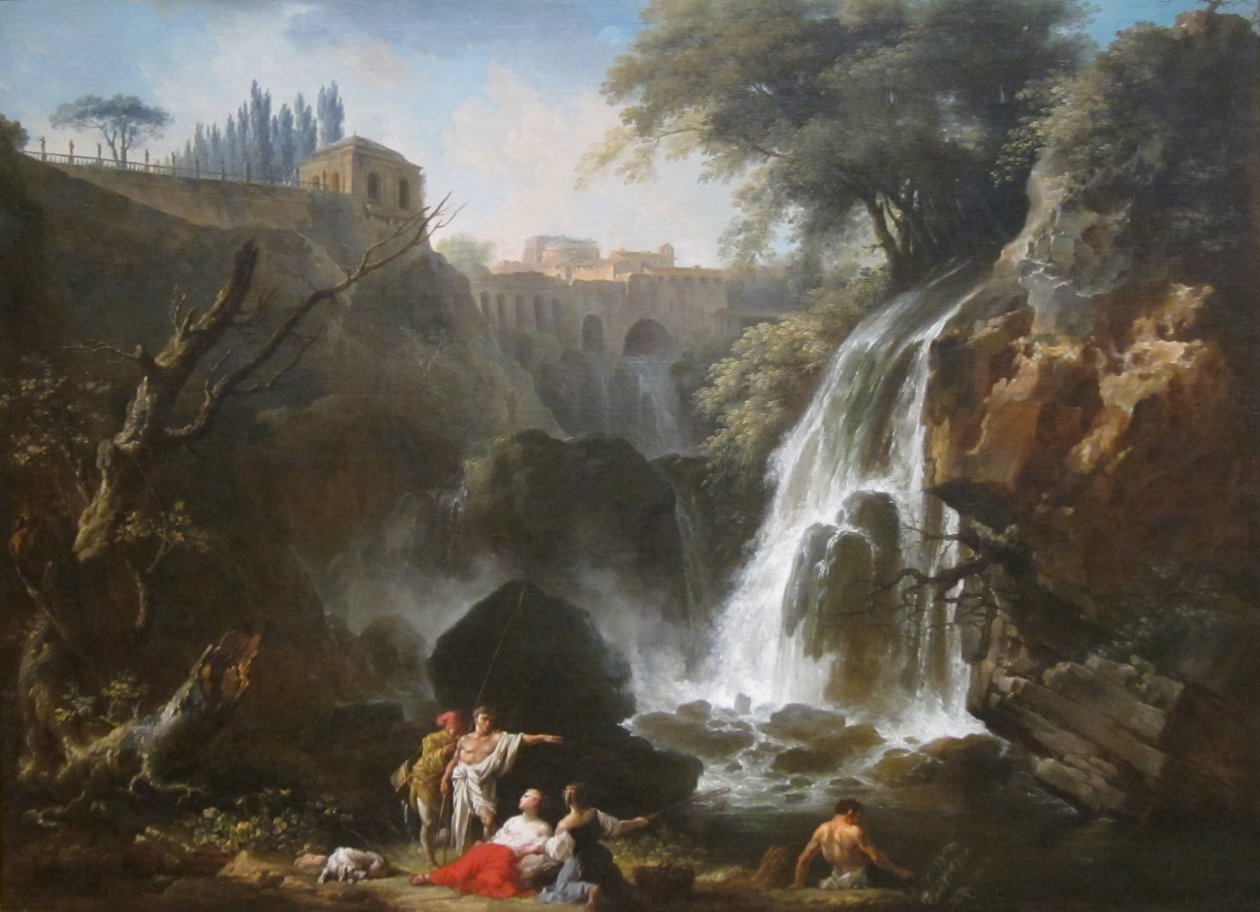 Kaskady w Tivoli autorstwa Joseph Vernet