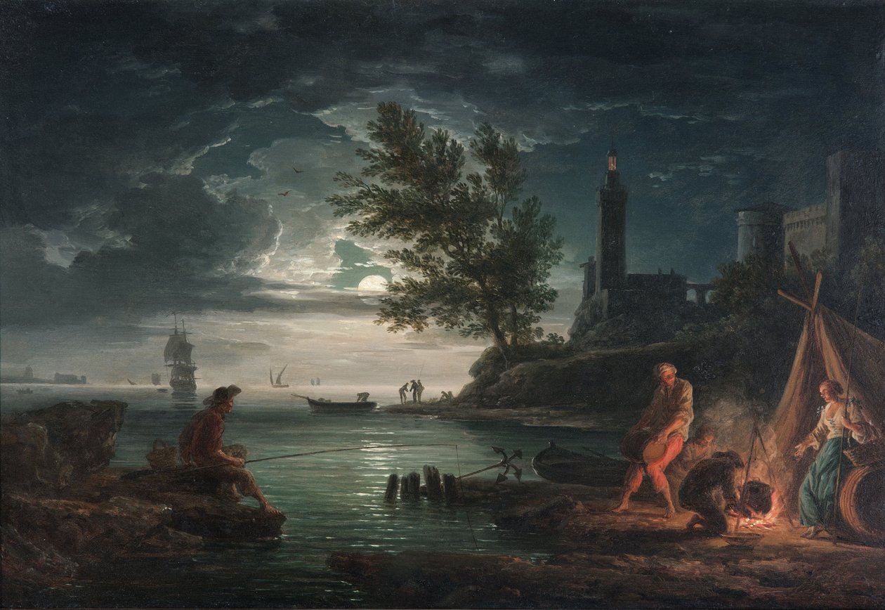 Cztery pory dnia: Noc autorstwa Joseph Vernet