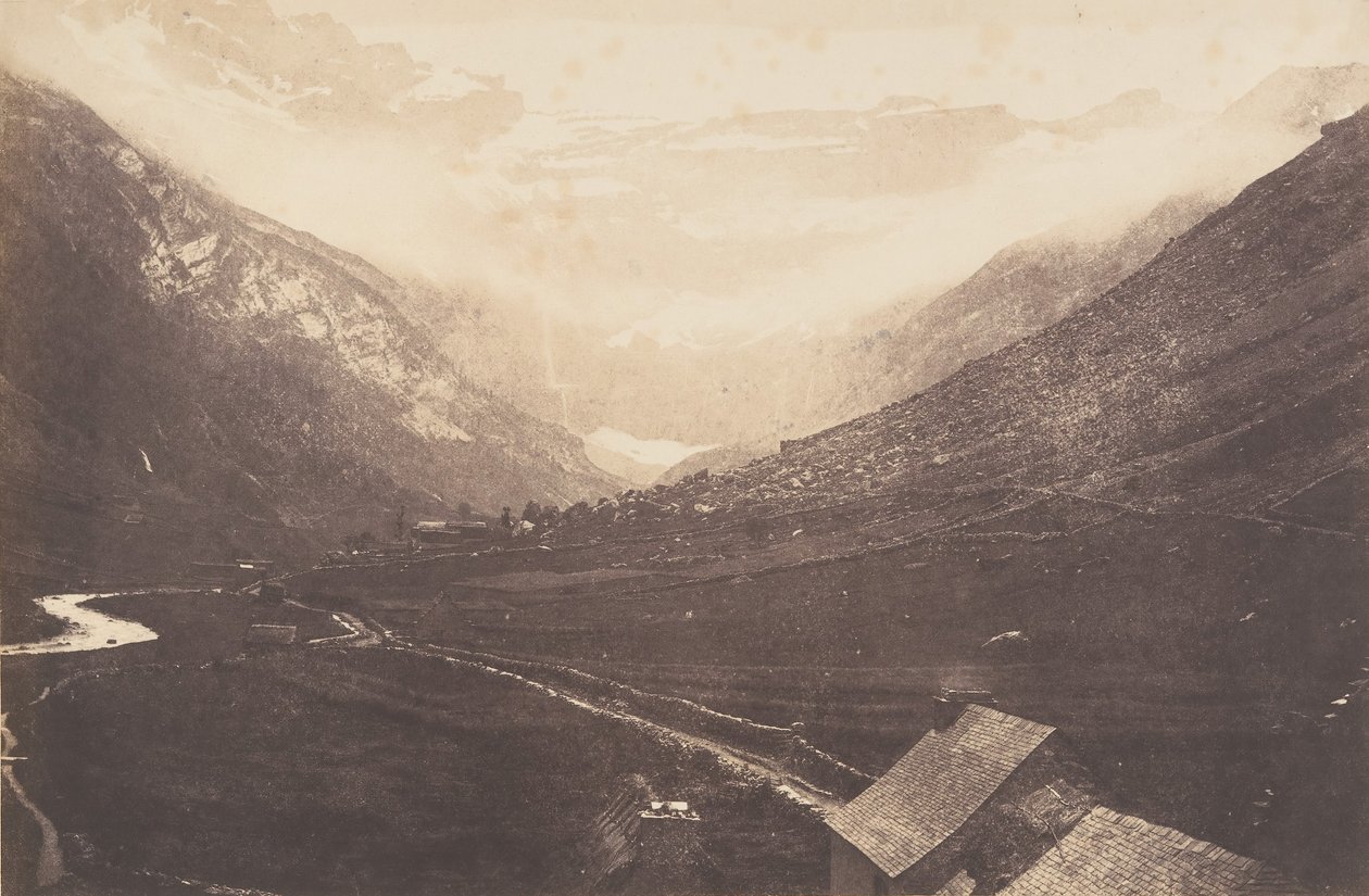 Cirque de Gavarnie, St Sauveur, 1853. autorstwa Joseph Vigier