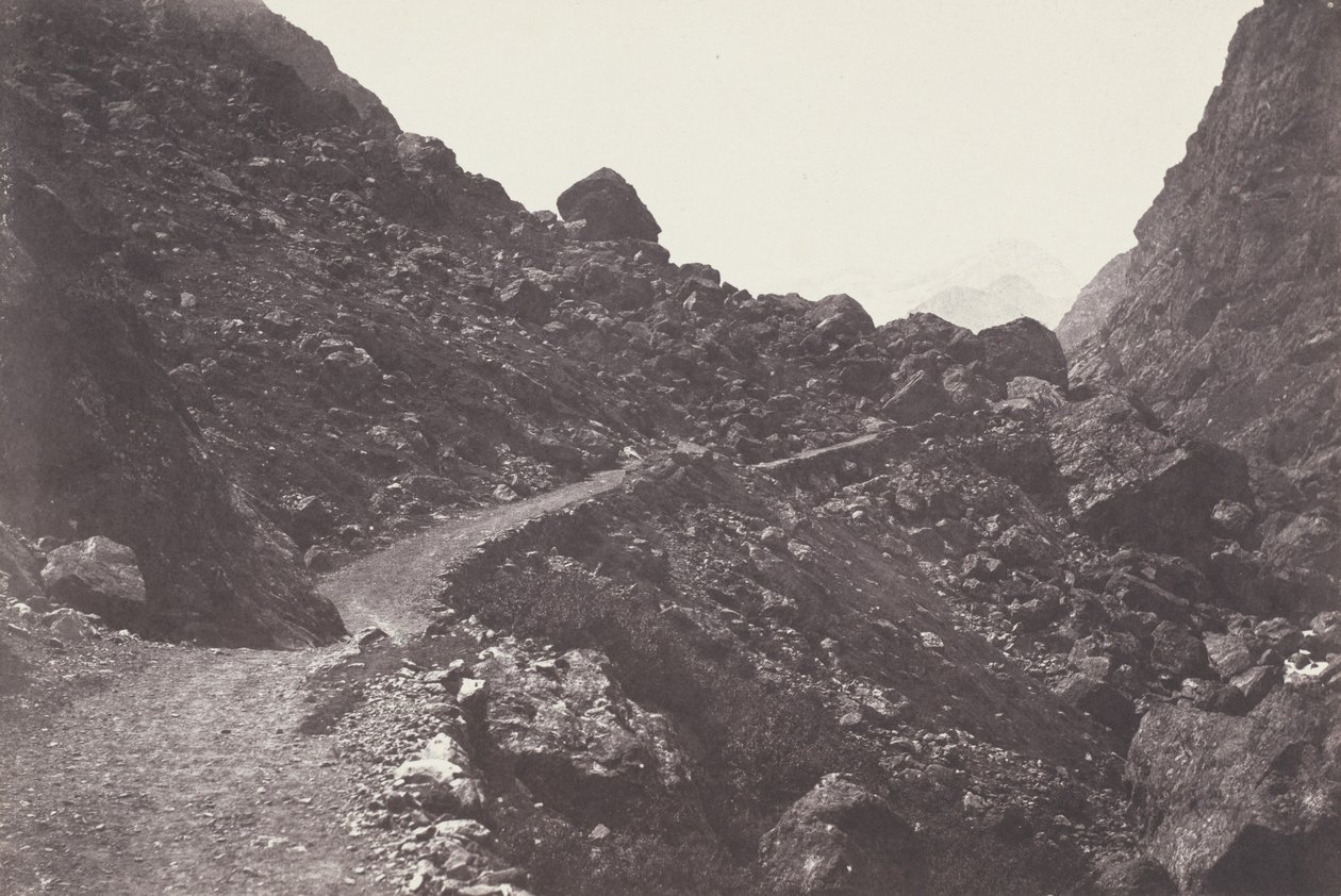 Św. Zbawiciel. Ścieżka do chaosu prowadząca do Gavarnie (Saint-Sauveur. Ścieżka do chaosu prowadząca do Gavarnie) autorstwa Joseph Vigier