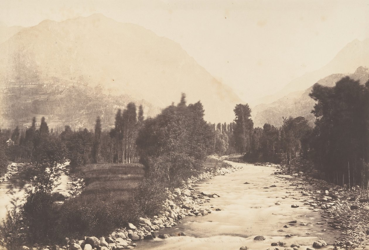 Dolina schwytania chemin de Saisie w St-Sauveur, 1850. autorstwa Joseph Vigier
