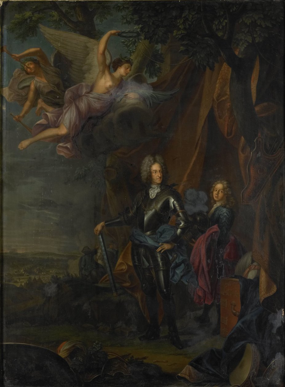 Portret Maksymiliana II, elektora Bawarii, w bitwie pod Mohaczem przeciwko Turkom autorstwa Joseph Vivien (copy after)
