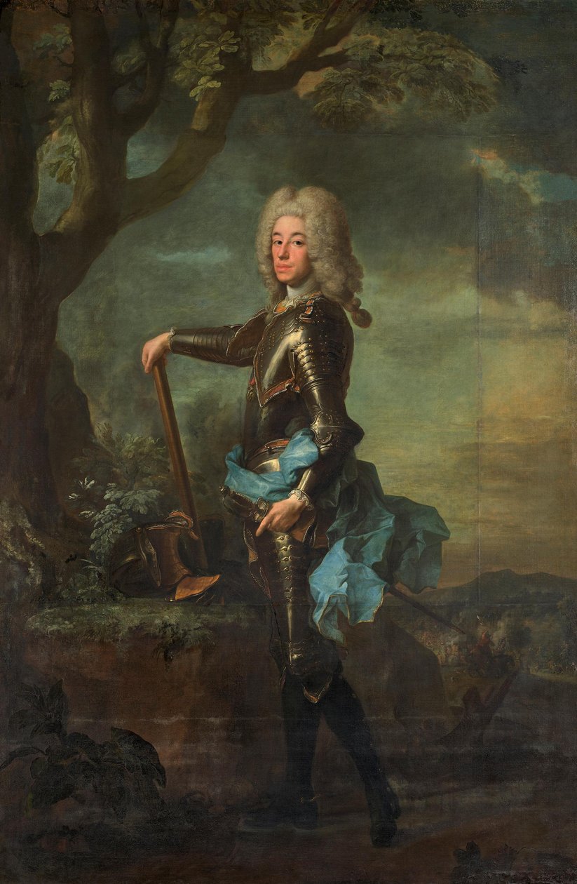 Elektor Bawarii Karol Albrecht, późniejszy cesarz Karol VII (1697-1745) autorstwa Joseph Vivien