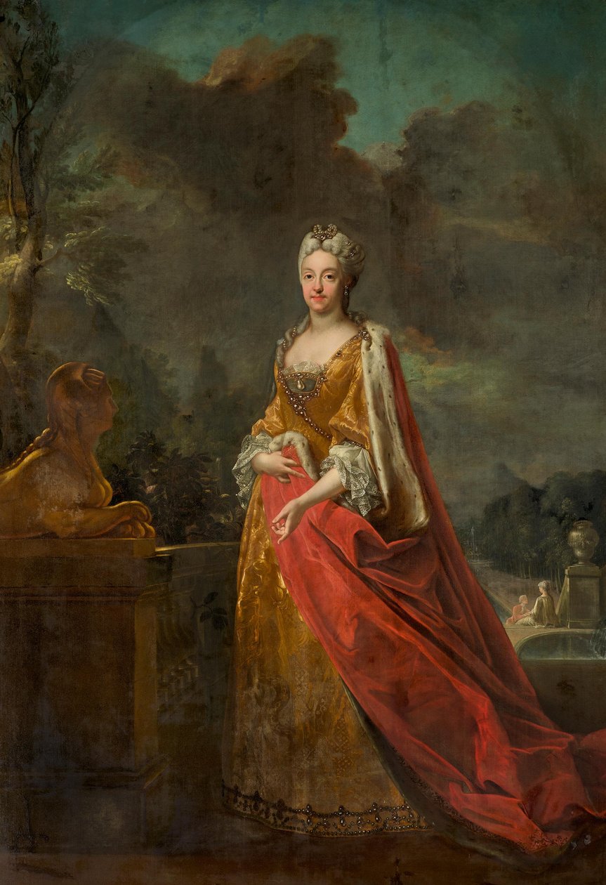 Maria Amalia Bawarska (1701-1756) autorstwa Joseph Vivien
