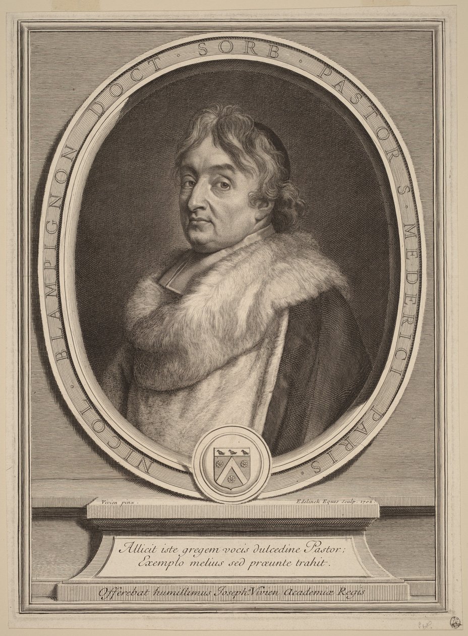 Nicolas de Blampignon autorstwa Joseph Vivien