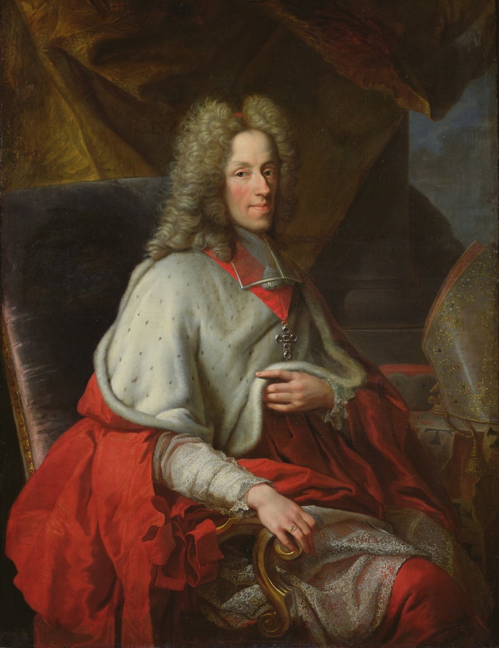Portret kardynała Josepha Clementa de Baviere, elektora Kolonii autorstwa Joseph Vivien