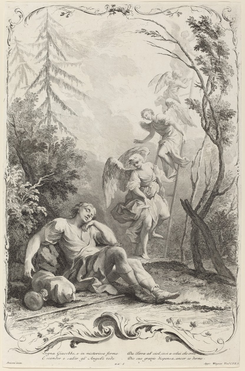 drabina Jakuba autorstwa Joseph Wagner