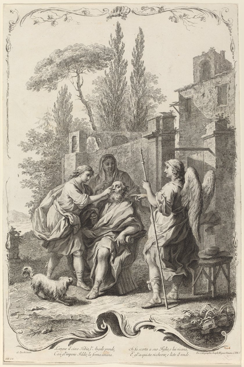 Ślepy Tobiasz autorstwa Joseph Wagner