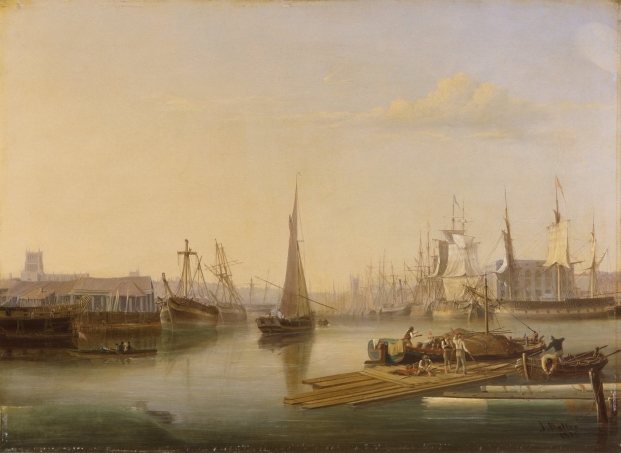 Port w Bristolu autorstwa Joseph Walter