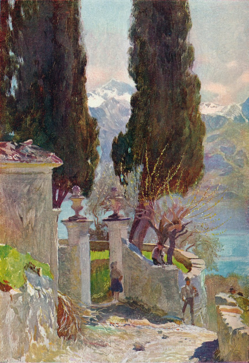 Brama Klasztorna, XIX w. autorstwa Joseph Walter West