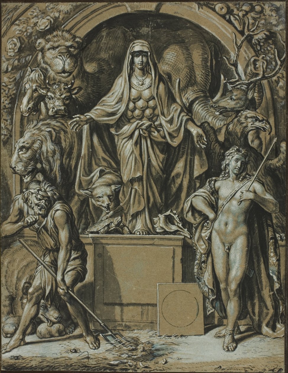 Diana z Efezu jako Alegoria Natury autorstwa Joseph Werner