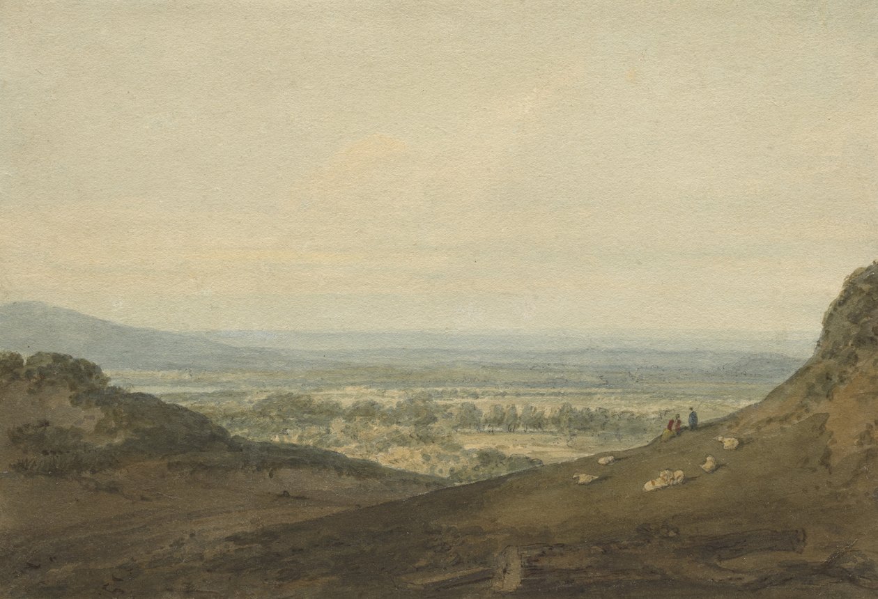 Widok w Westmorland, niedaleko Ireton, ok. 1796 autorstwa Joseph Mallord William Turner
