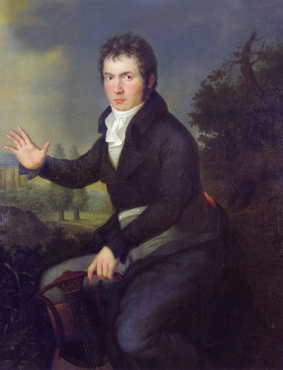 Portret Ludwiga van Beethovena autorstwa Joseph Willibrord Mahler