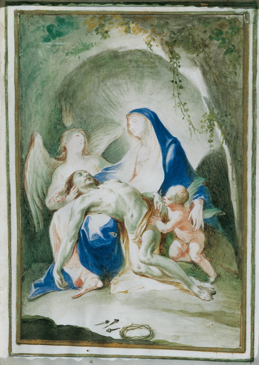 Maryja z ciałem Chrystusa autorstwa Joseph Winterhalder d. J.