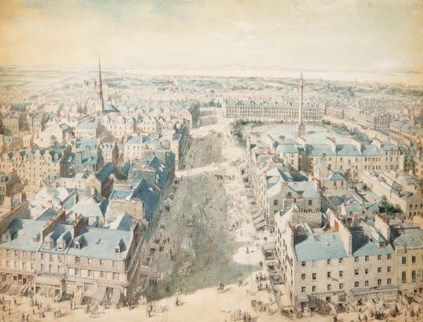 North View od Scott Monument, 14.45 15 września autorstwa Joseph Woodfall Ebsworth