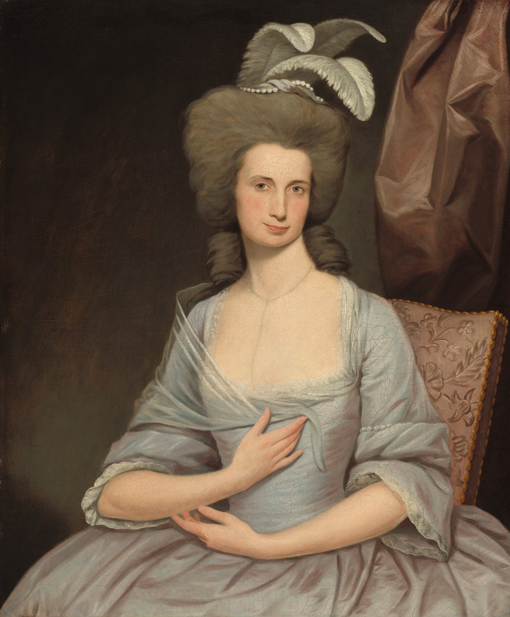 Elżbieta Stevens Carle autorstwa Joseph Wright