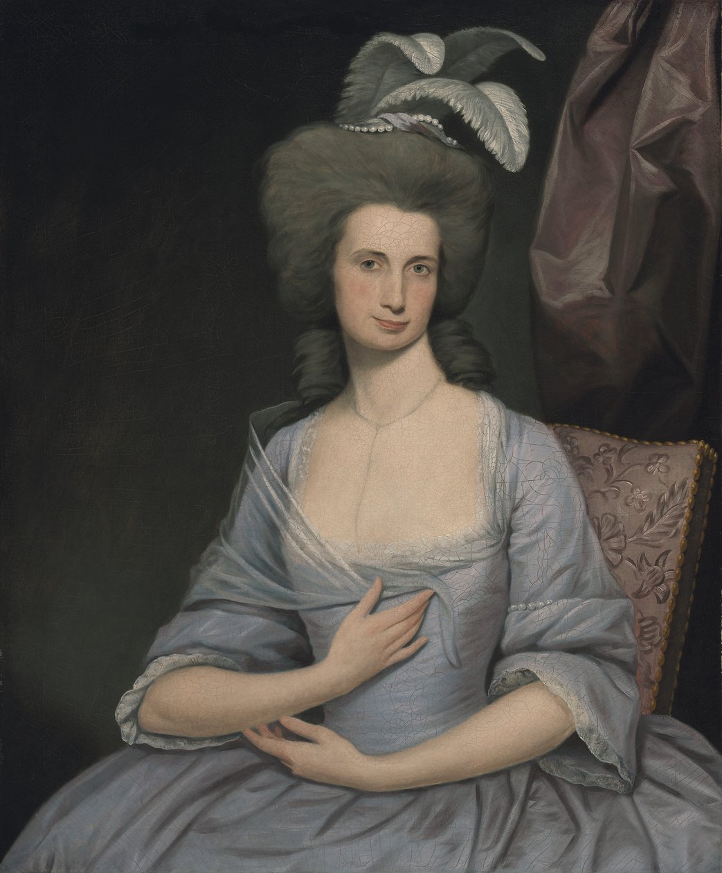 Elizabeth Stevens Carle, ok.1783-84 autorstwa Joseph Wright