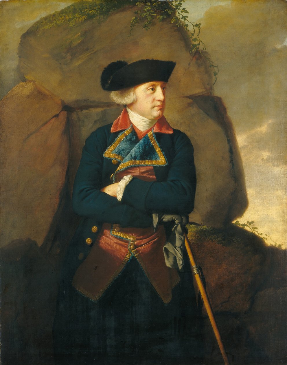 Portret dżentelmena autorstwa Joseph Wright