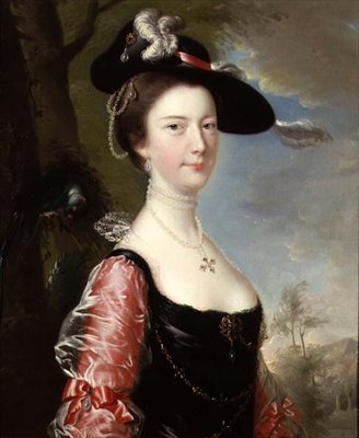 Anna Hanway autorstwa Joseph Wright of Derby